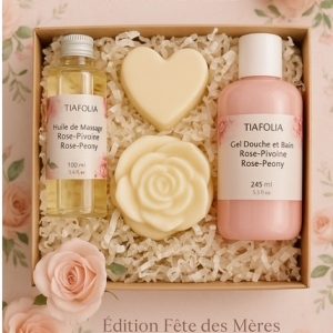 Panier cadeau Rose-Pivoine